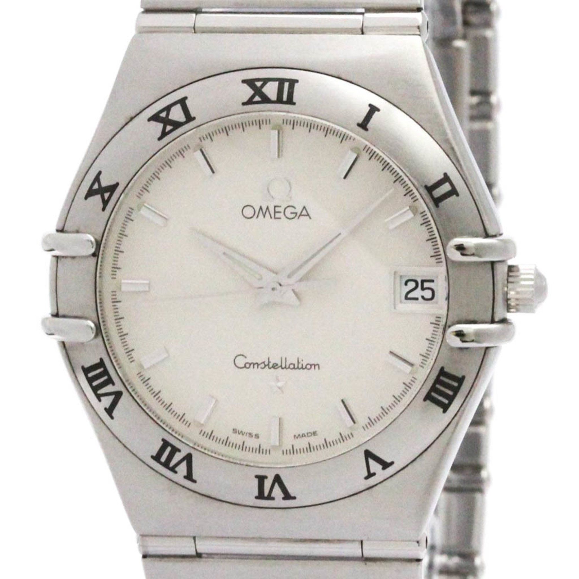 OMEGA Constellation Stainless Steel Quartz Mens Watch 1512.30 Polished