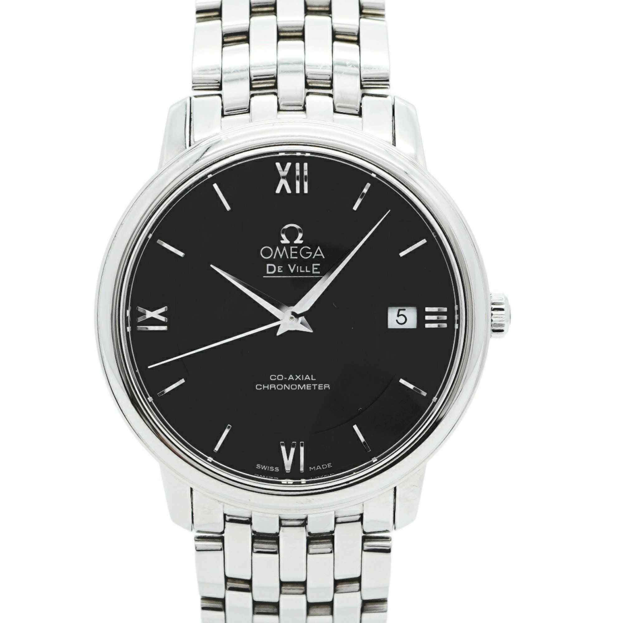 Omega De Ville 424.10.37.20.01.001 Black Dial Men's Watch