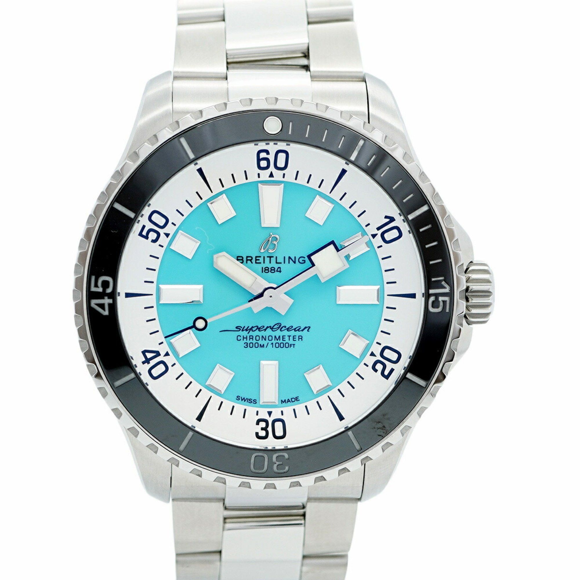 Breitling Superocean A17376 Blue Dial Men's Watch