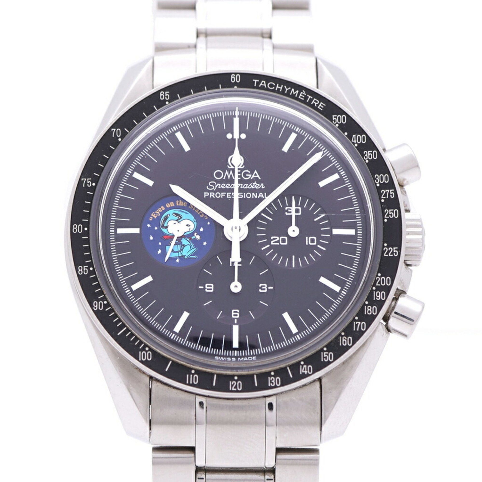 OMEGA Speedmaster Snoopy Award Limited to 5,441 pieces worldwide Hand-wound watch Black dial 1144-12