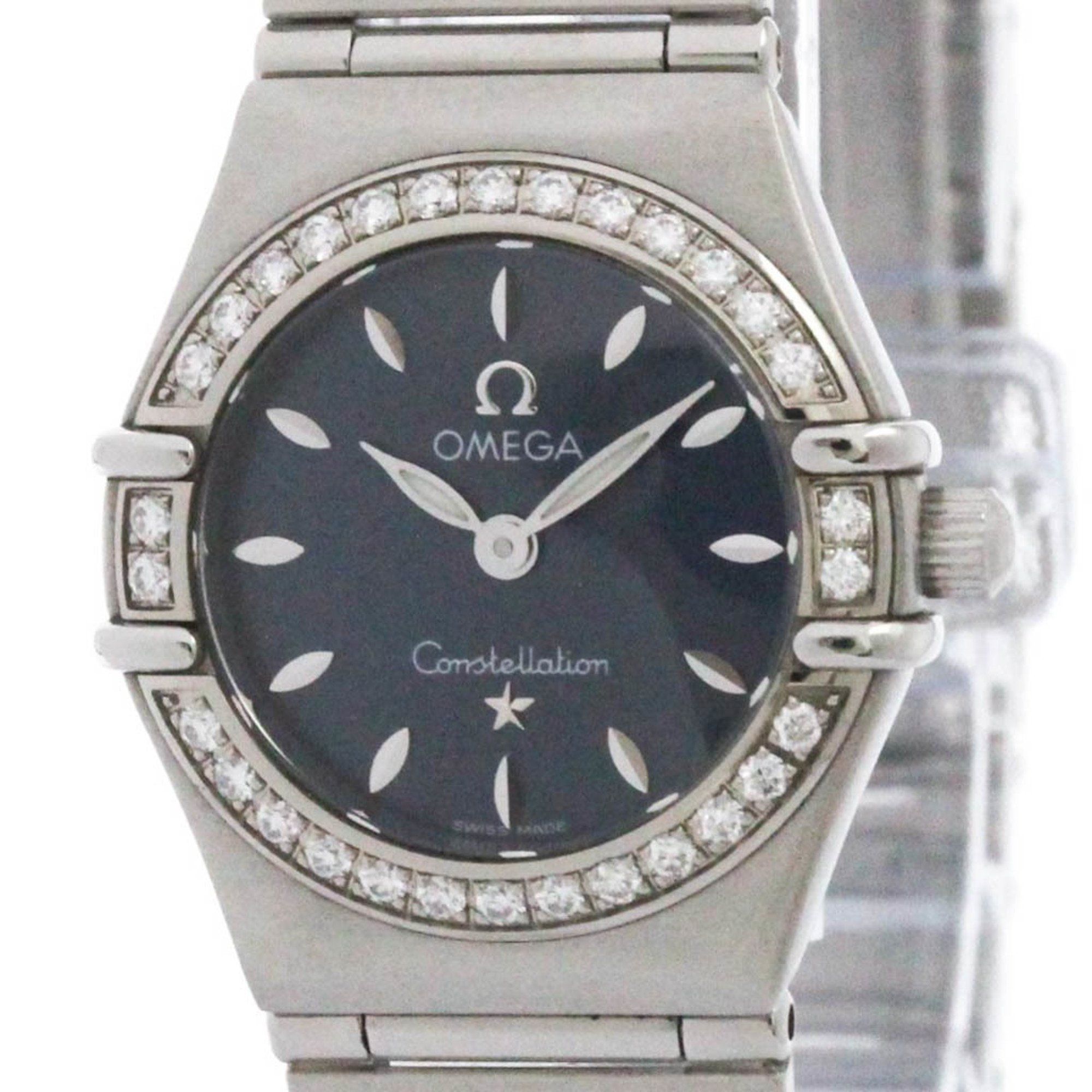 OMEGA Constellation Diamond Steel Quartz Ladies Watch 1466.88