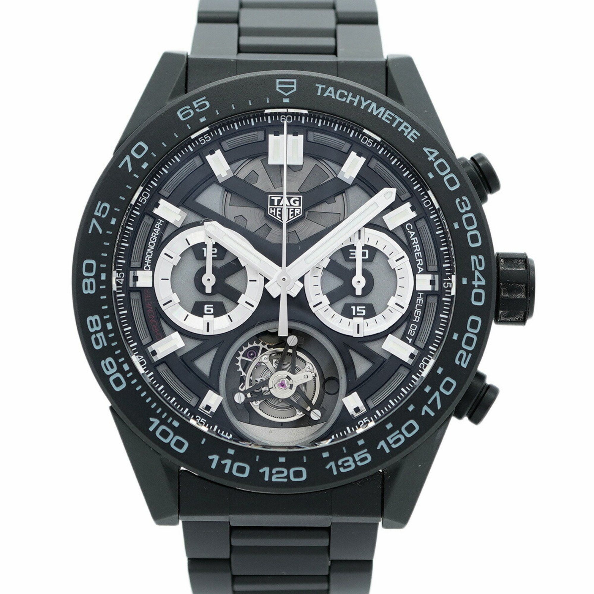 TAG Heuer Carrera Tourbillon CAR5A90 Skeleton Dial Men's Watch