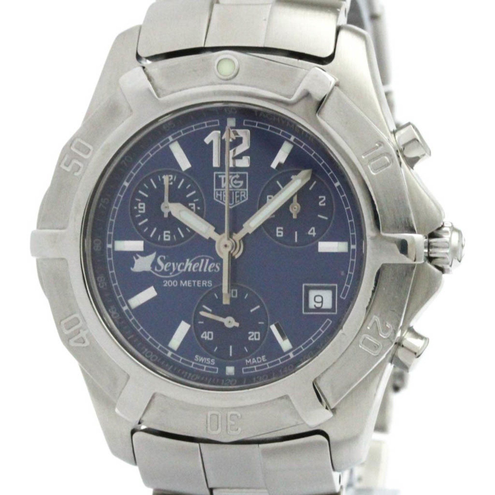 TAG HEUER 2000 Exclusive Chronograph Seychelles Islands Watch CN111D