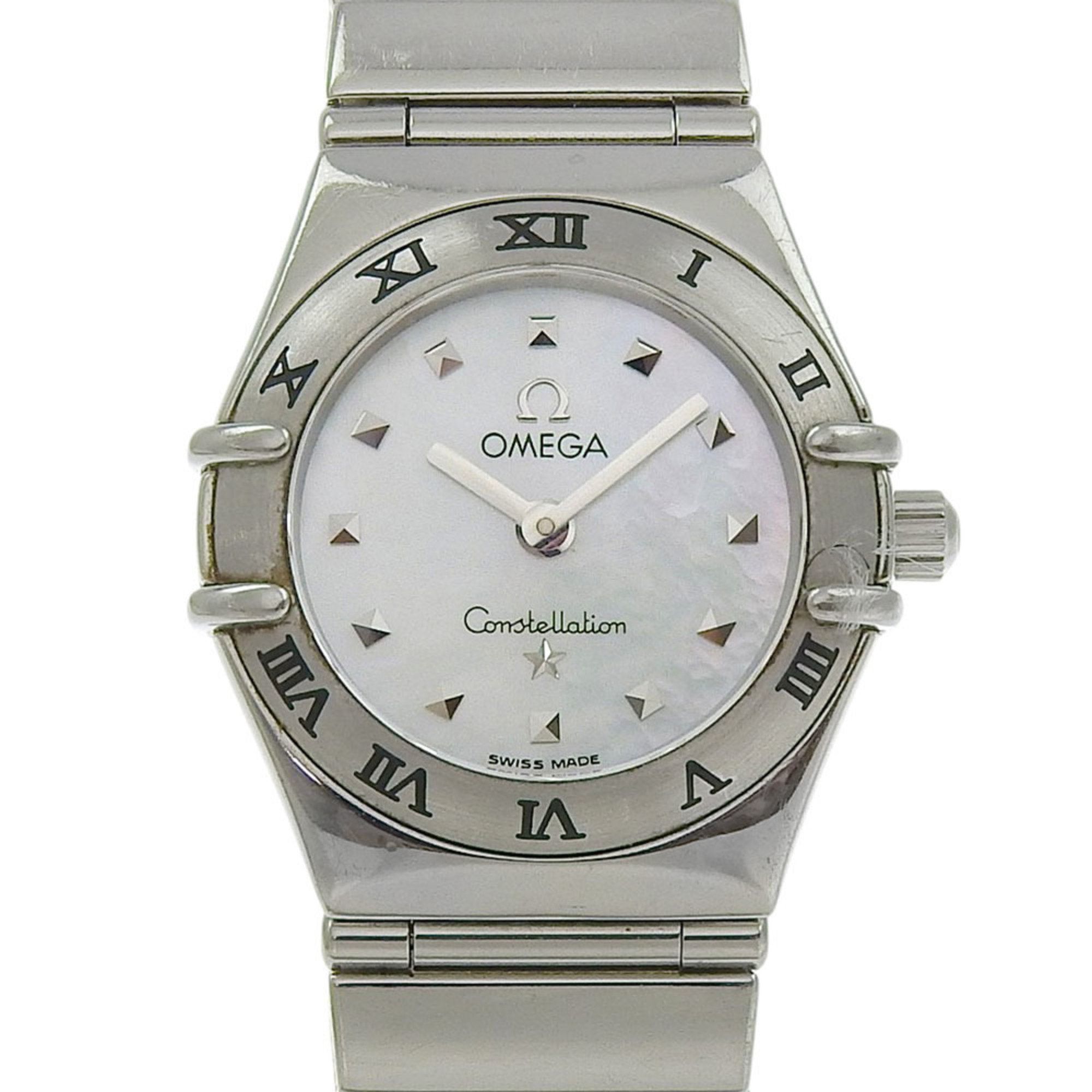 OMEGA Constellation My Choice Women's Watch 1561.70 Stainless Steel Shell Quartz Analog Display Whit