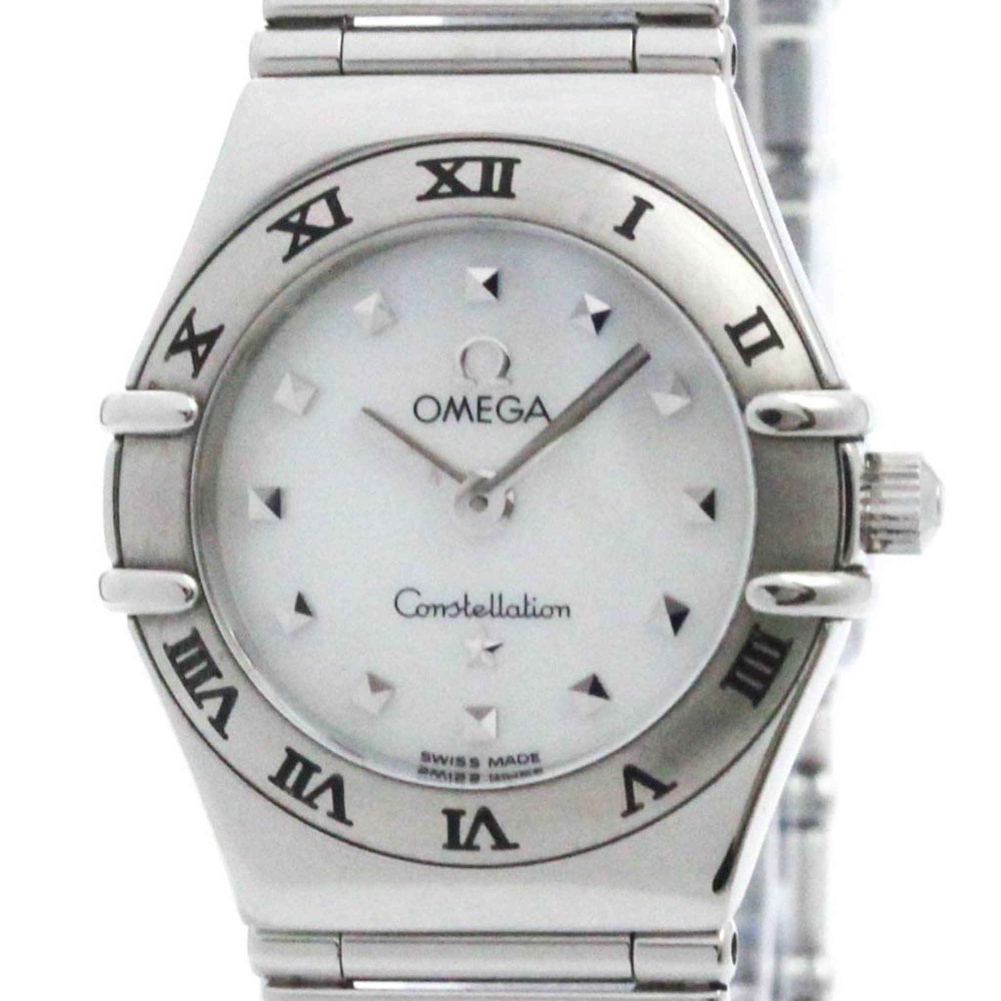 Polished OMEGA Constellation My Choice MOP Quartz Ladies Watch 1571.71