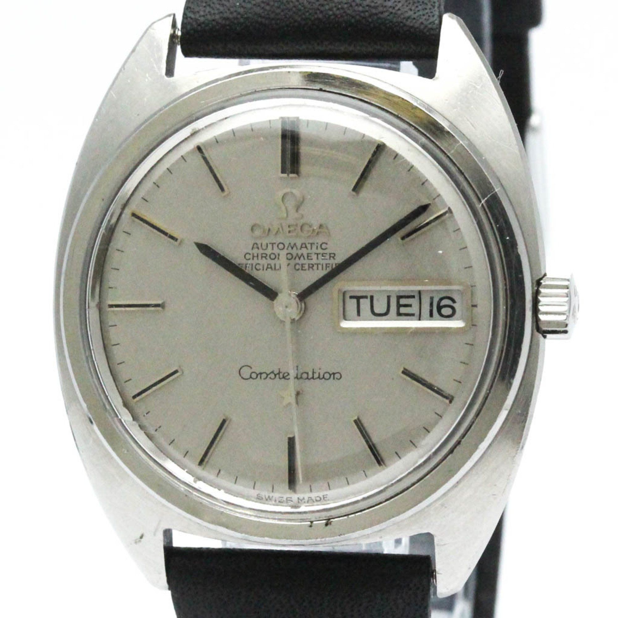 Vintage OMEGA Constellation Day Date Cal 751 Steel Mens Watch 168.019
