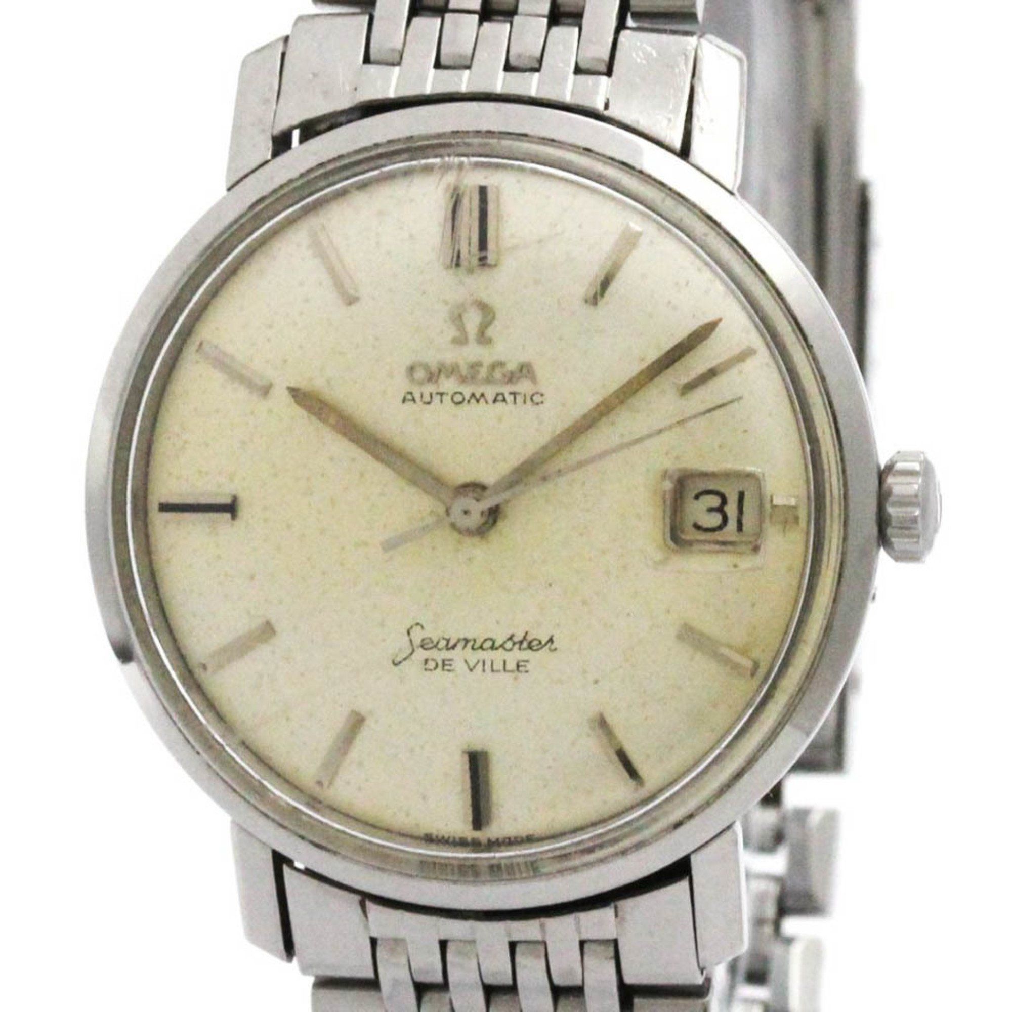 OMEGA Seamaster Date Cal.562 Steel Automatic Mens Watch 166.020 Vintage
