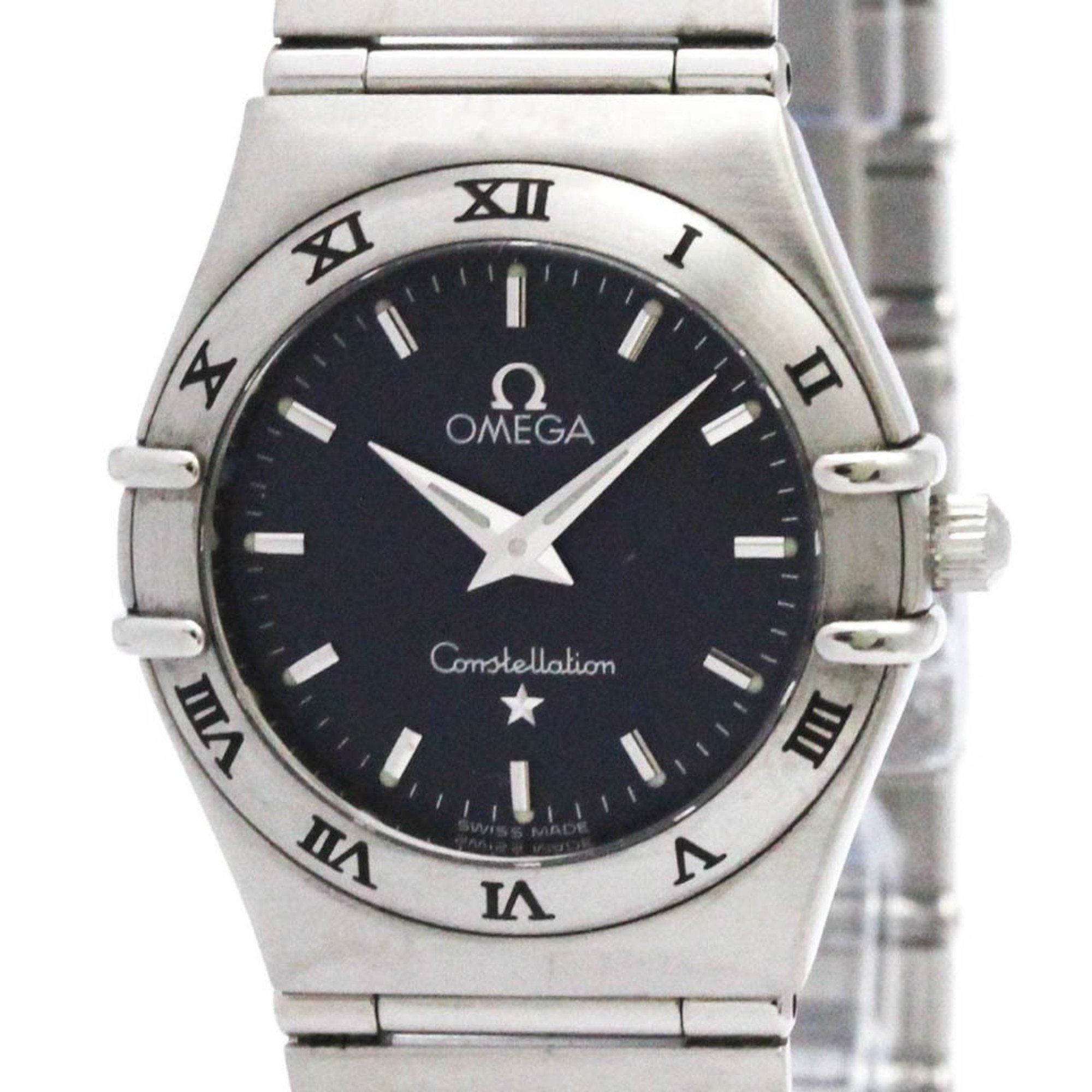 OMEGA Constellation Steel Quartz Ladies Watch 1572.40 Polished