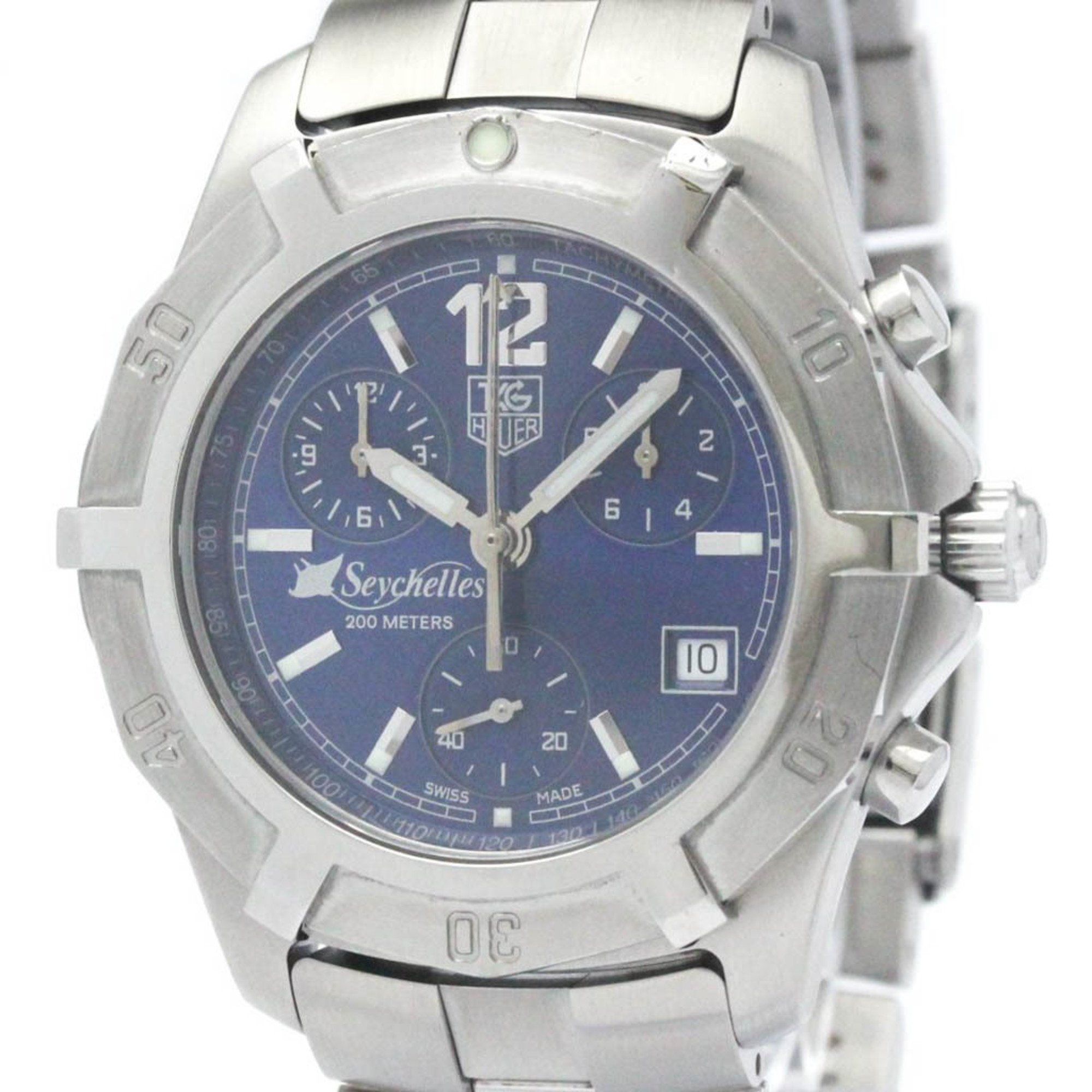 TAG HEUER 2000 Exclusive Chronograph Seychelles Islands Watch CN111D