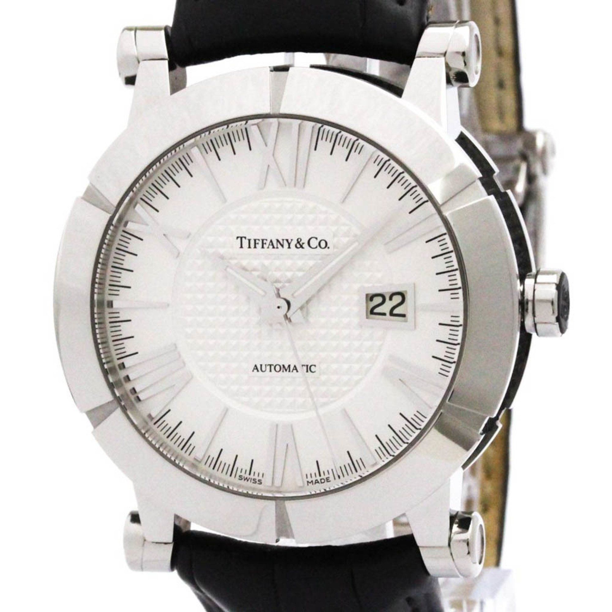 TIFFANY Atlas Gent Steel Automatic Watch Z1000.70.12A21A71A Polished