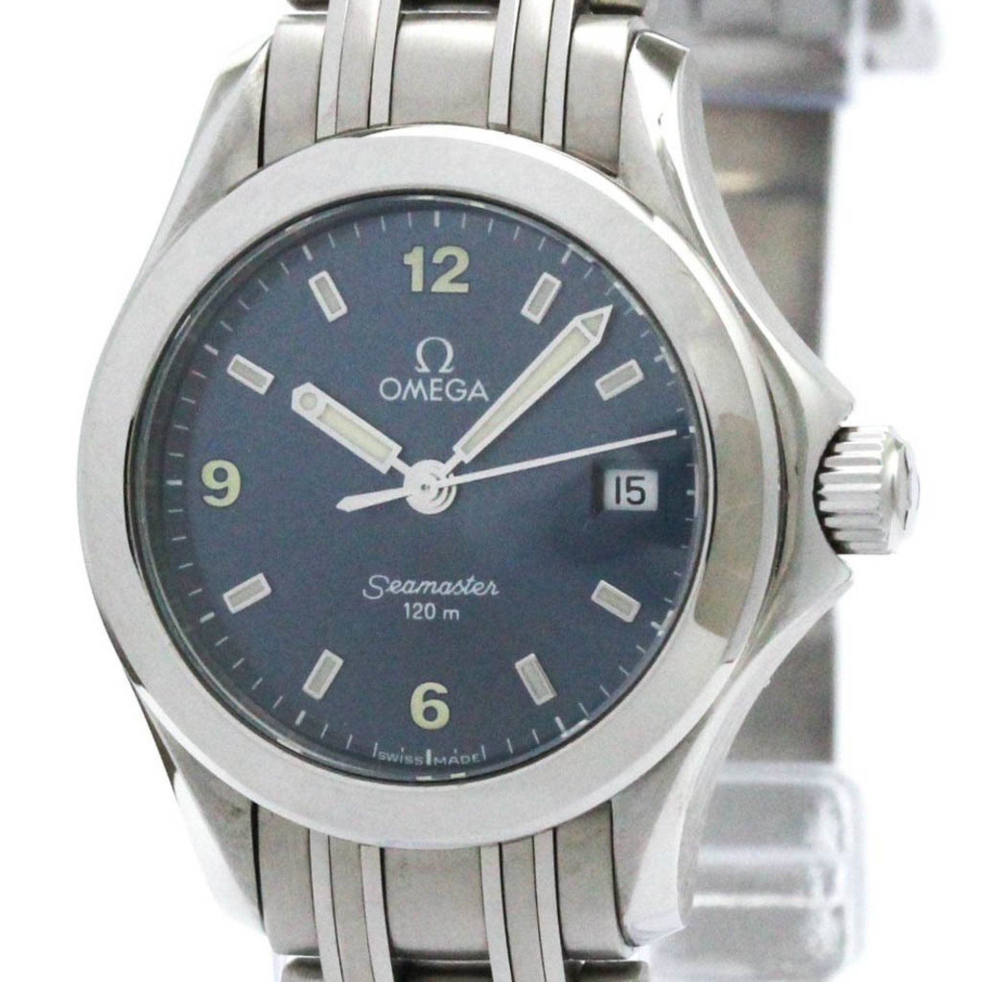 Polished OMEGA Seamaster 120M Steel Quartz Ladies Watch 2581.83