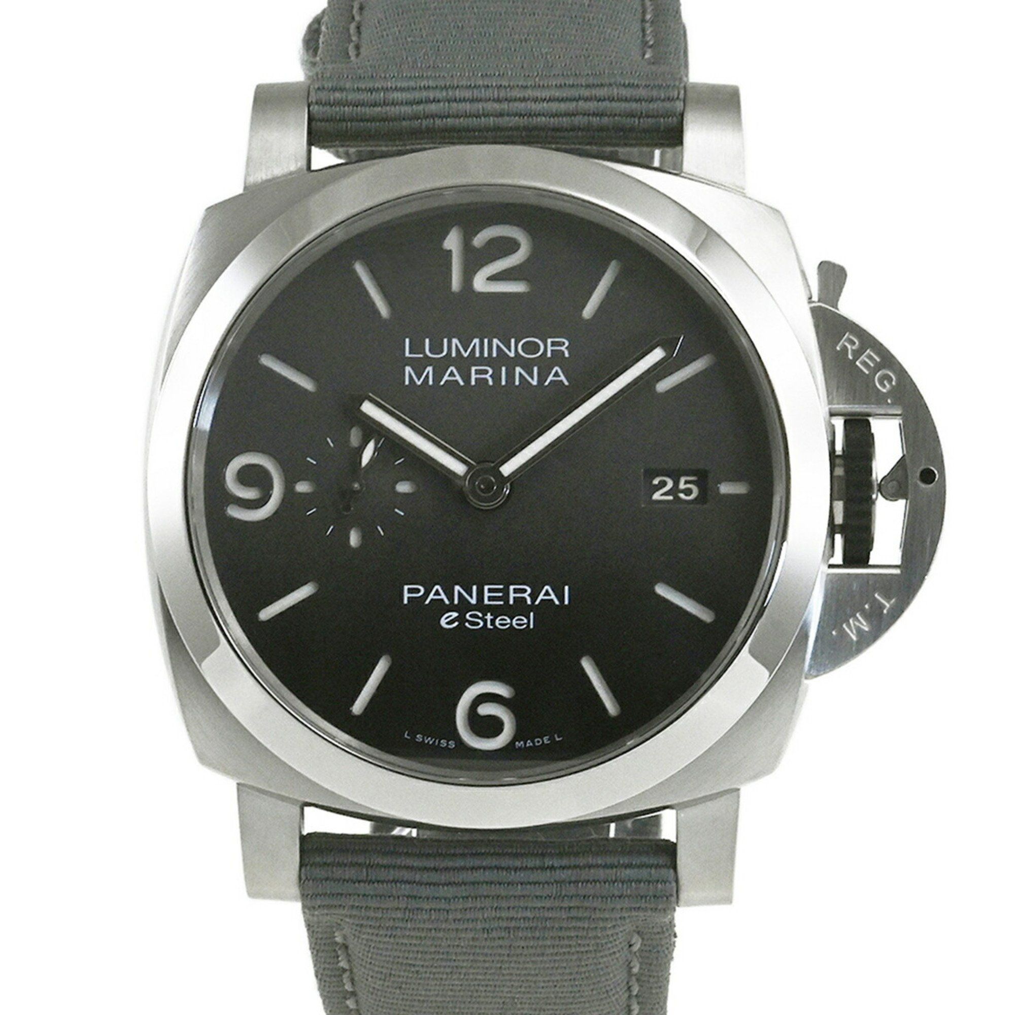 PANERAI Luminor Marina Grigio Roccia Watch 44mm PAM01358