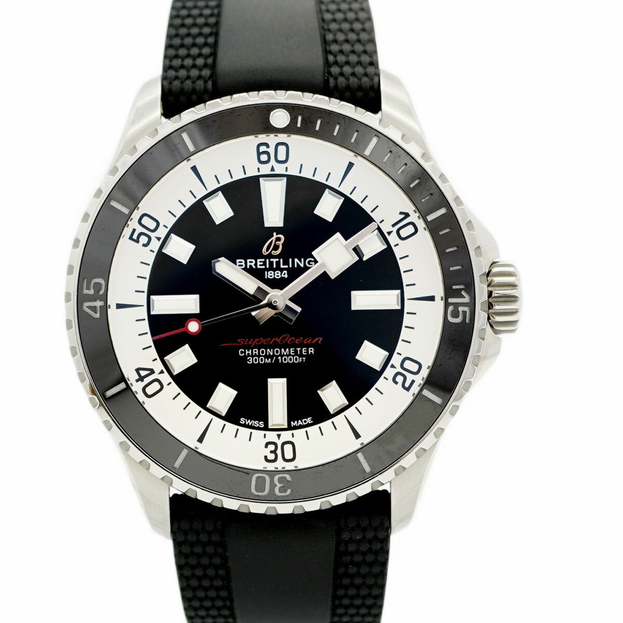 Breitling Superocean A17375 Black Dial Men's Watch