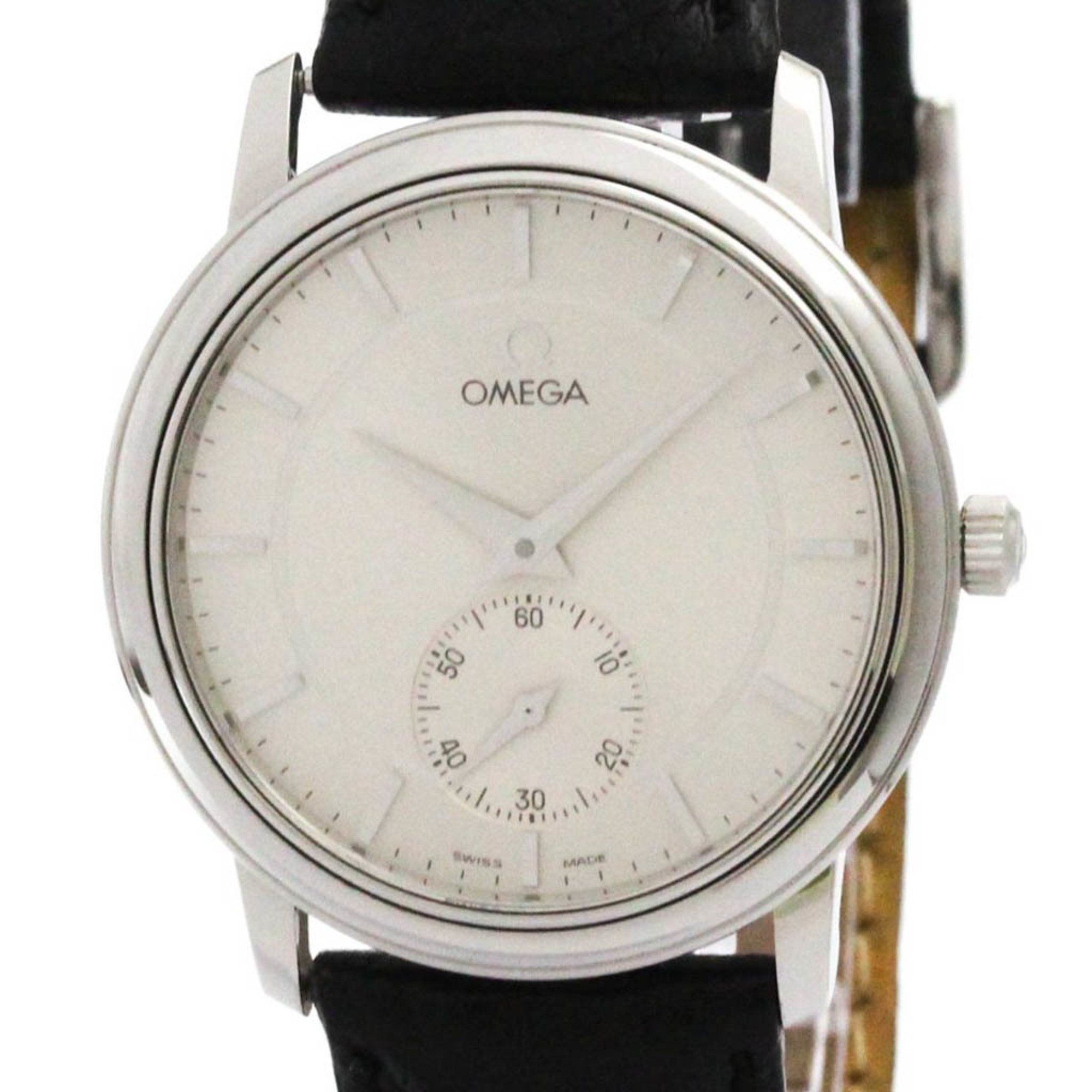 OMEGA De Ville Prestige Steel Hand-Winding Mens Watch 4820.31 Polished
