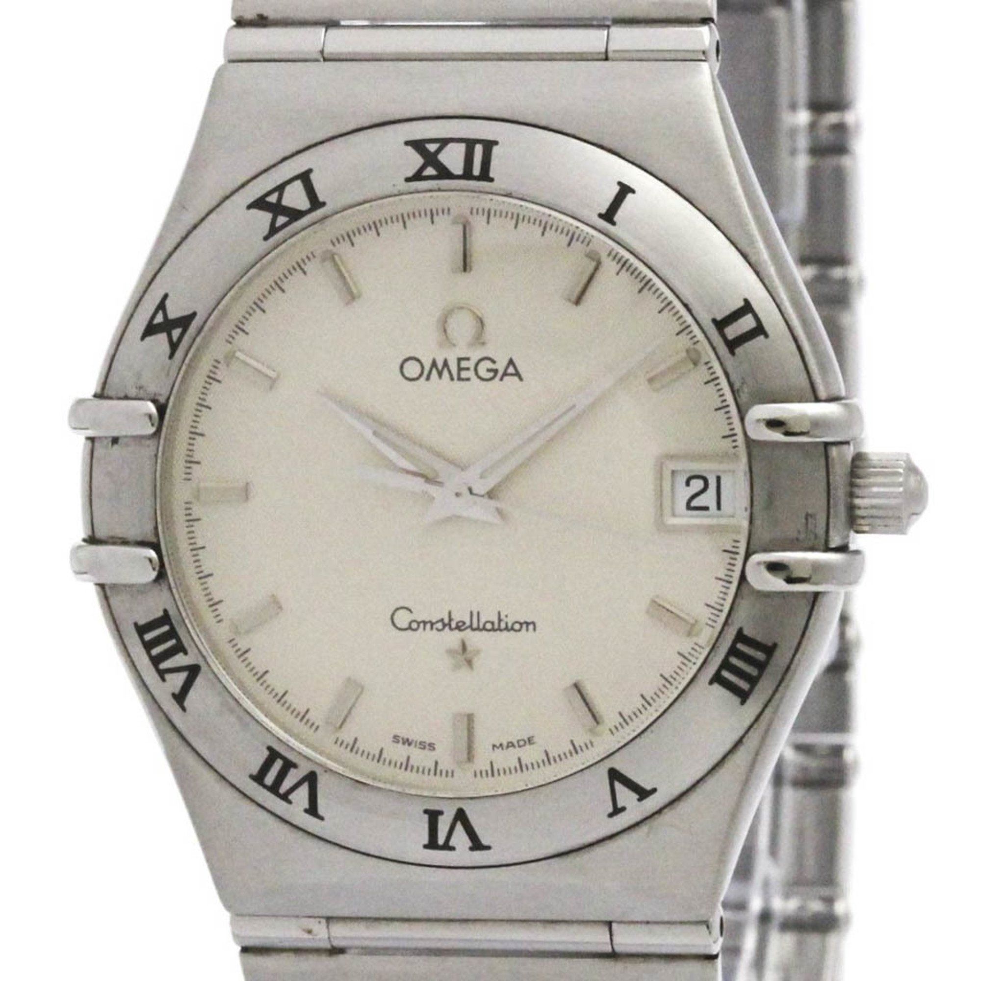 OMEGA Constellation Stainless Steel Quartz Mens Watch 1512.30 Polished