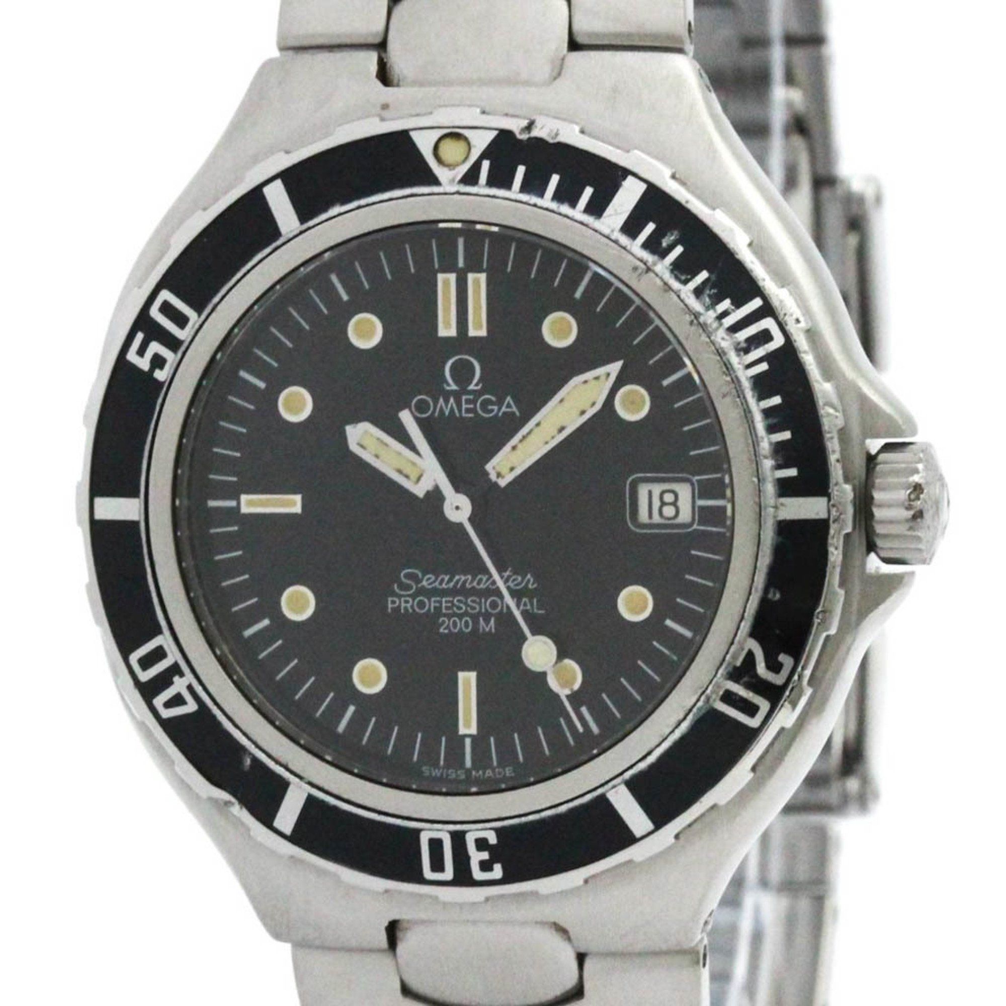OMEGA Seamaster Professional 200M Large Size Steel Mens Watch 396.1062 Polished
