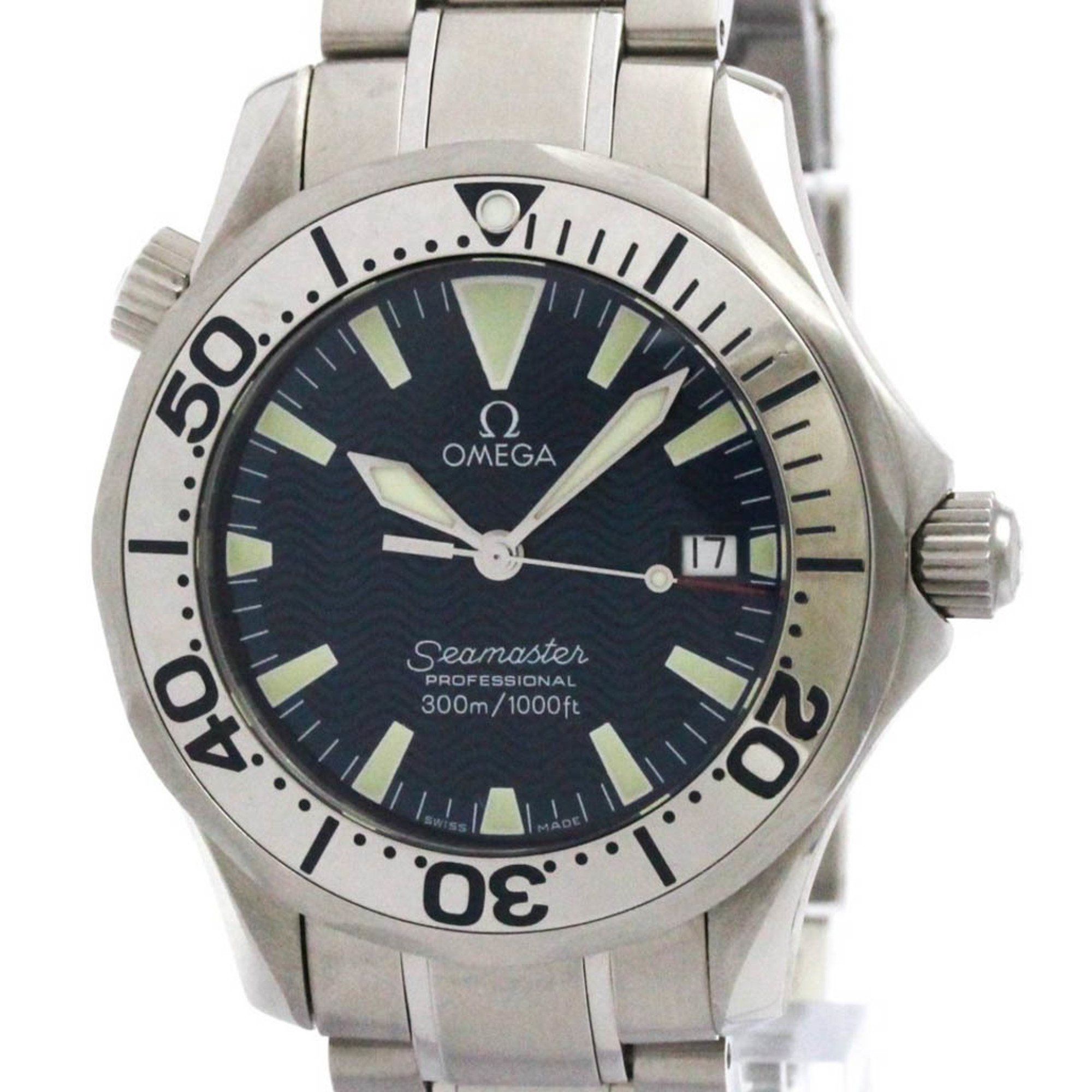 OMEGA Seamaster Professional 300M Steel Mid Size Watch 2263.80 Polished