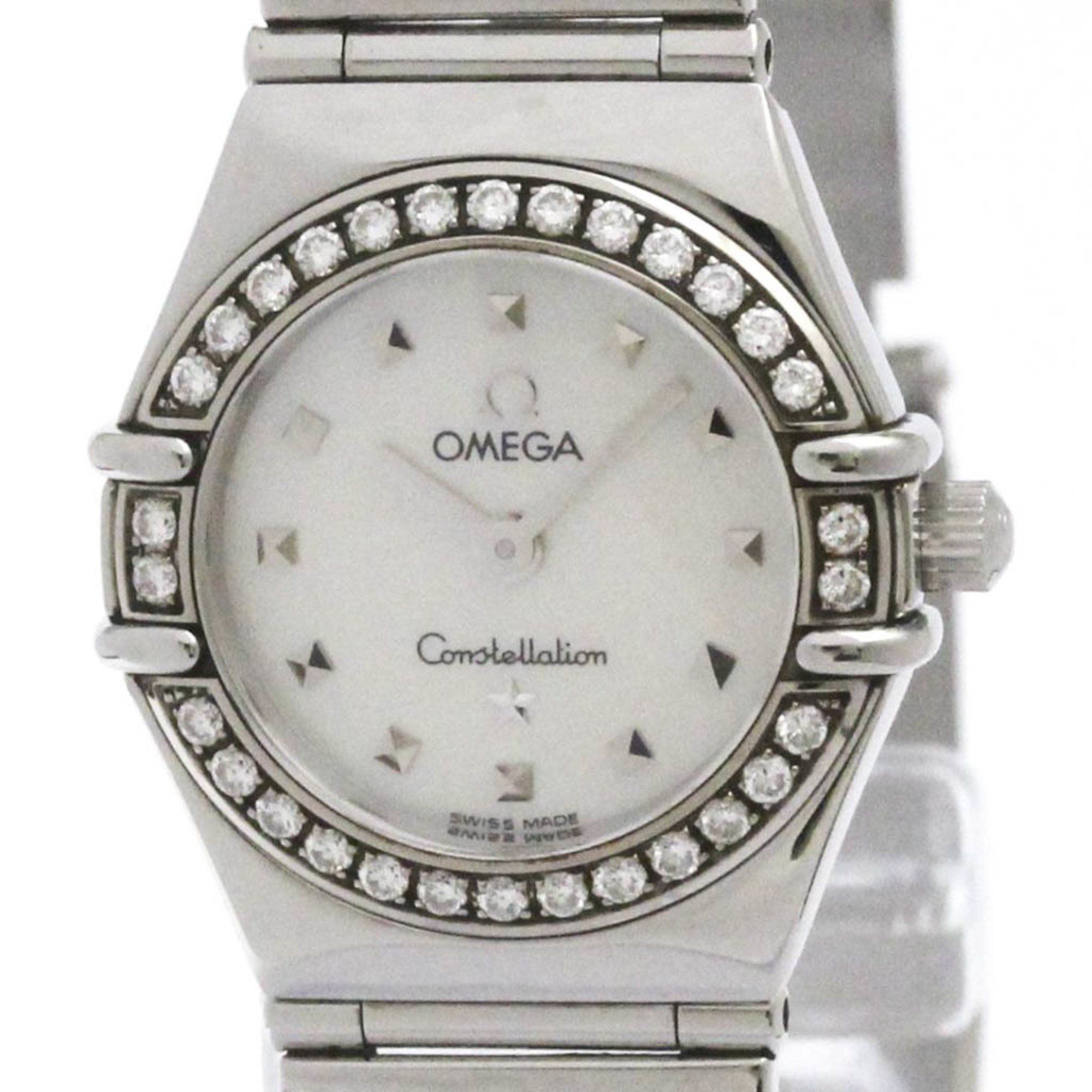 OMEGA Constellation My Choice Diamond MOP Dial Watch 1465.71 Polished