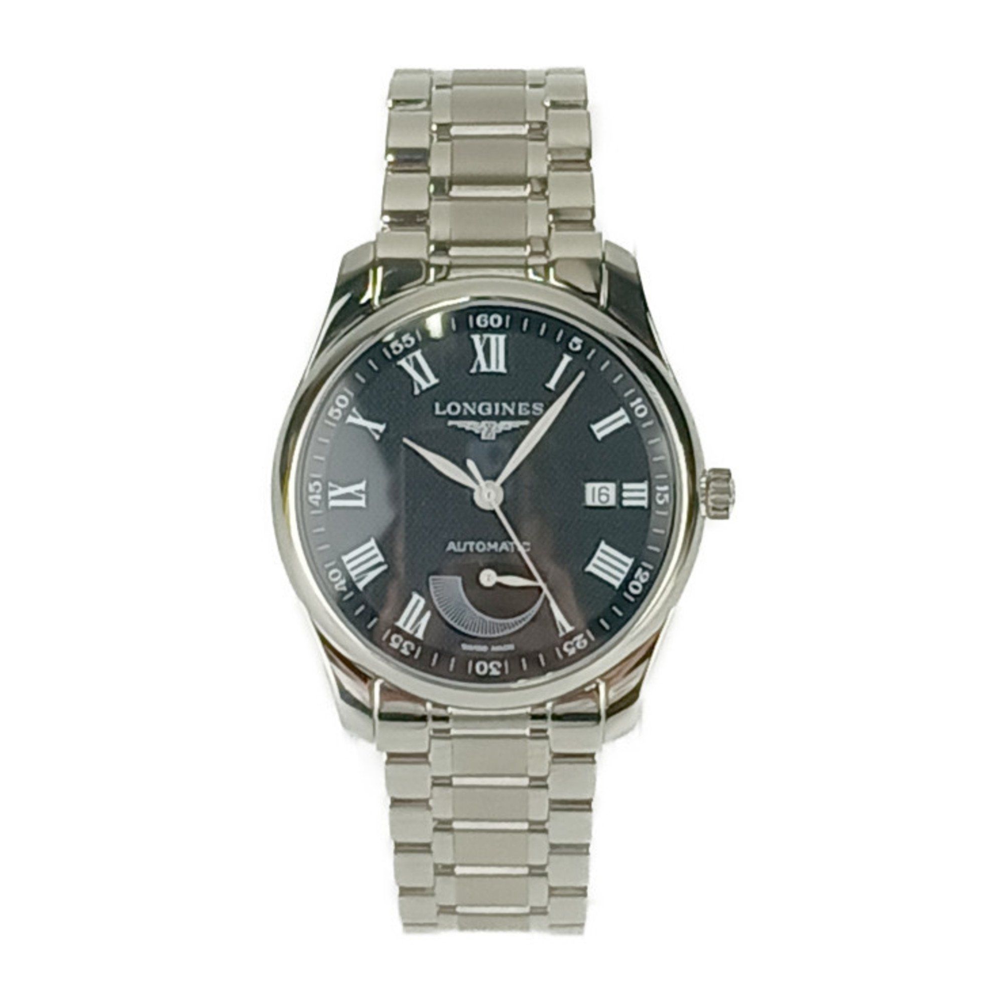 LONGINES Longines Watch Master Collection Power Reserve L2.908.4.51.6 Silver Black Dial Stainless St