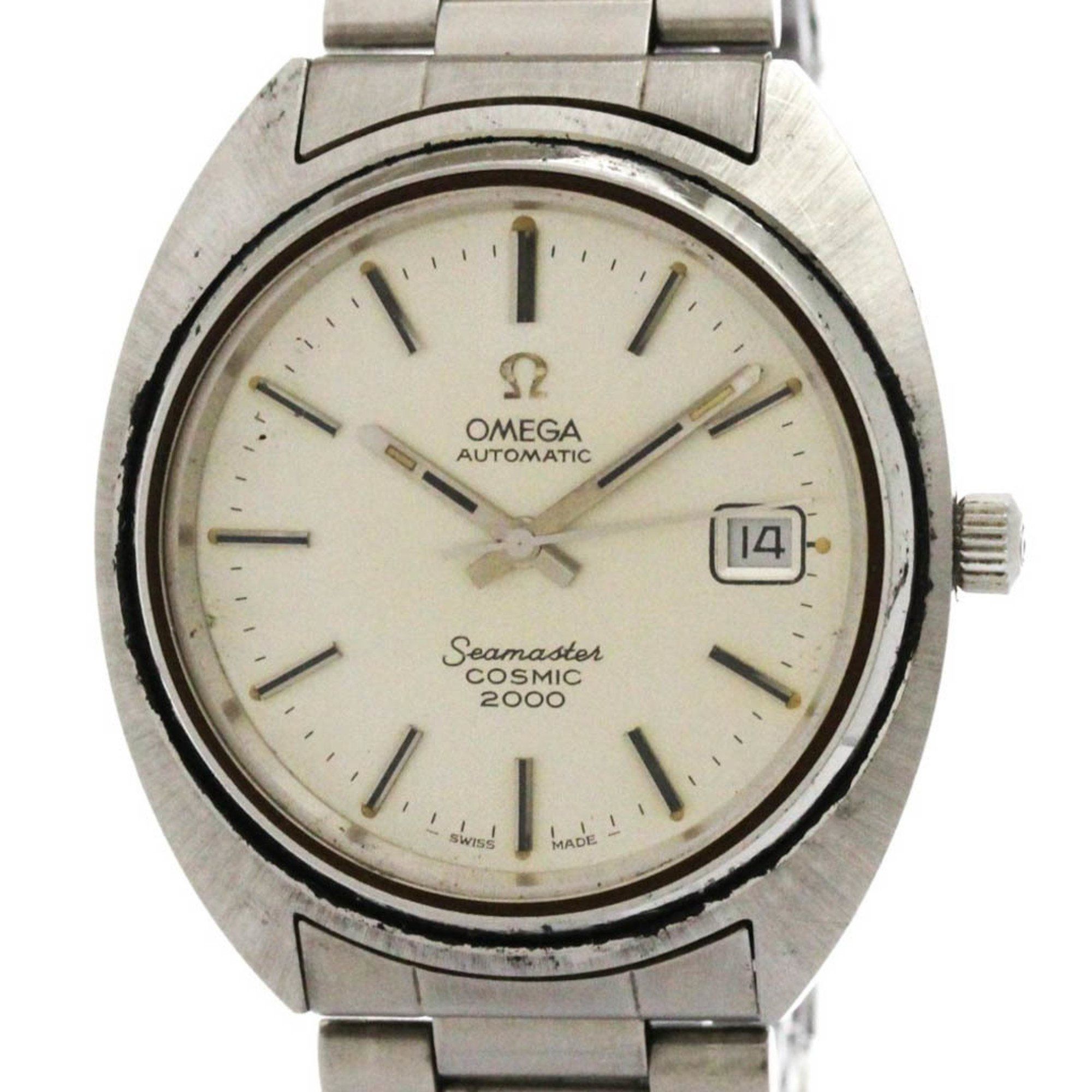 OMEGA Seamaster Cosmic 2000 Cal 1012 Steel Automatic Mens Watch 166.128 Vintage