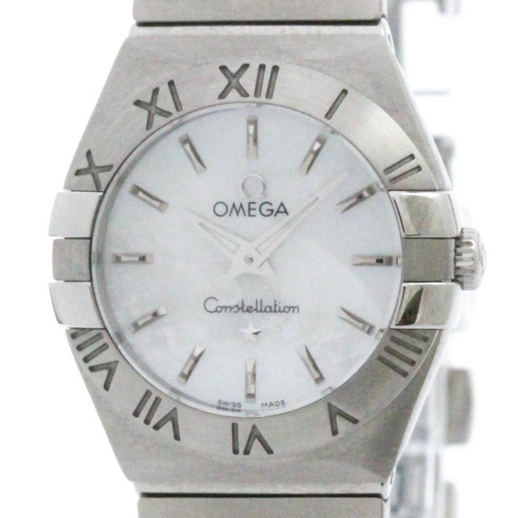 OMEGA Constellation MOP Dial Quartz Ladies Watch 123.10.24.60.05.001