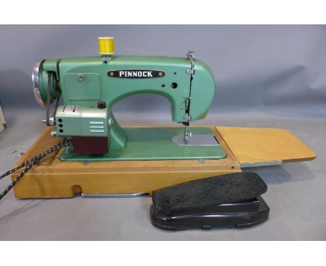 A vintage Pinnock sewing machine 