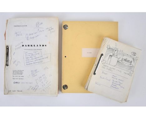 Darklands and Die Hard (later print) scripts, with selection of storyboards. 
