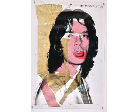 Andy Warhol Mick Jagger, 2010.- offset lithograph, Signed in the print, published by the Museum of Modern Art, Vienna, after 