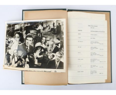 The Intimate Stranger (1956) - Original Bound Release Film Script, Merton Park Studios, London, 1956, original title With All