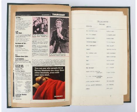 The Brain Machine (1956) - Original Bound Release Film Script, as used by producer, Alec. C. Snowden, Merton Park Studios, 19