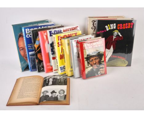 Bing Crosby and Bob Hope.- a group of twelve modern books by and relating to, the Hollywood duo, mostly first editions, origi