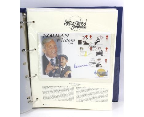First Day Covers, Autographed Editions, 1997-1999.- a group of five Entertainment related First Day Covers, including Norman 