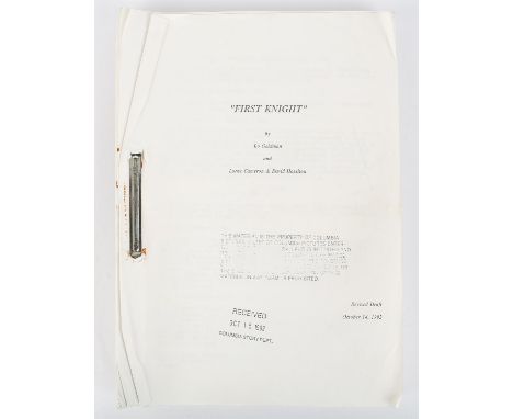 First Knight - Original script from 1992, 145 pages. 