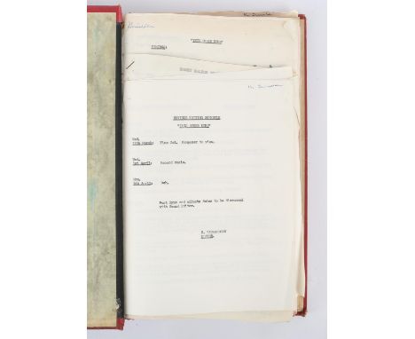 This Other Eden(1959).  Original Bound and Annotated Post Production Film Script, as used by producer, Alec. C. Snowden, 92pp