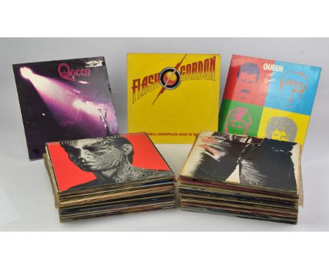 ROCK N' POP LPs - Approx 100 LPs of mainly 1970s Rock and Pop music. A great instant record collection of bands like Queen, G