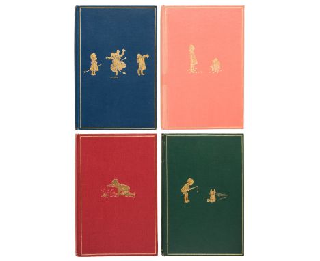 Milne (A. A.). A complete set of first editions of the Winnie-the-Pooh Stories, 1924-1928, comprising: When We Were Very Youn