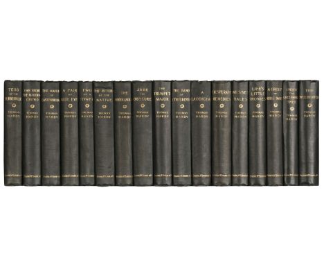 Hardy (Thomas). Wessex Novels, 17 volumes, London: Osgood, Mcilvaine and Co., 1895-97, etched frontispiece to each, a little 
