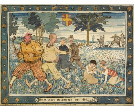 Cameron (John Jackson, 1872-1951). A pair of albums, filled with approximately 180 humorous scenes, drawings, and illustrated