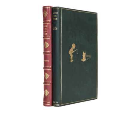 Milne (A. A.). Winnie-The-Pooh, 1st edition, London: Methuen, 1926, numerous illustrations by Ernest H. Shepard, 2 leaves wit