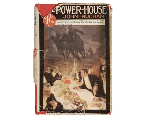 Buchan (John). The Power-House, 1st edition, Edinburgh &amp; London: William Blackwood, 1916, small marginal tear and loss to