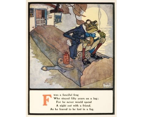 Dulac (Edmund). Lyrics Pathetic &amp; Humorous from A to Z, London: Frederick Warne &amp; Co., 1908, 24 colour plates, light 