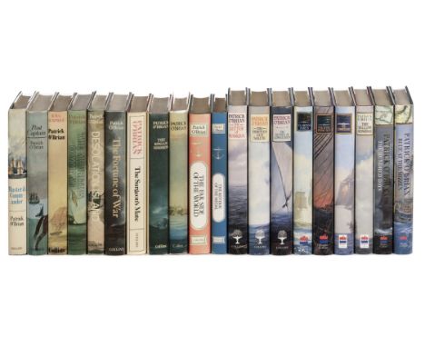 O'Brian (Patrick). A complete set of all 20 'Aubrey-Maturin' novels, 1st editions, 1970-1999, from Master &amp; Commander, 19