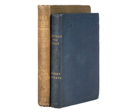 Dickens (Charles). Hard Times. For These Times, 1st edition in book form, London: Bradbury &amp; Evans, 1854, half-title, ori
