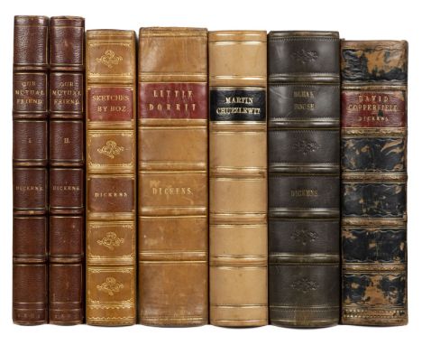 Dickens (Charles). Our Mutual Friend, 2 volumes, 1st edition, London: Chapman and Hall, 1865, bound from the parts, half-titl