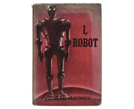Asimov (Isaac). I, Robot, 1st edition, New York: Gnome Press, [1950], marginal red stain to rear pastedown and endpaper, ligh