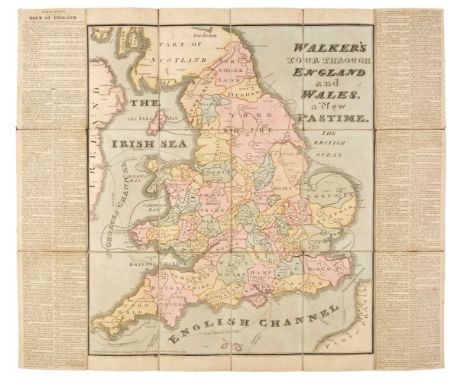 * Darton (W. &amp; T., publisher). Walker's Tour through England and Wales, A New Pastime, Published for the Author, W. &amp;