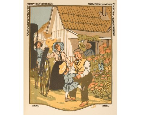 Baumann (Gustave, illustrator). All the Year Round, by James Whitcomb Riley, Indianapolis: Bobbs Merrill Company, 1912, 29 le