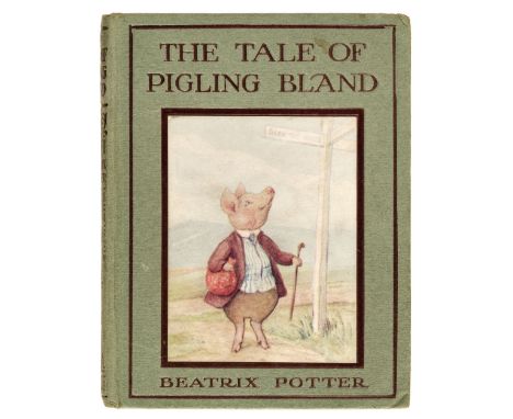 Potter (Beatrix). The Tale of Pigling Bland, 1st edition, London: Warne, 1913, first or second issue (with date on title), ha