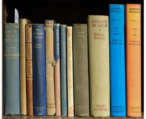 Huxley (Aldous). Brave New World, 1st edition, 4th impression, London: Chatto &amp; Windus, 1932, some light spotting, previo