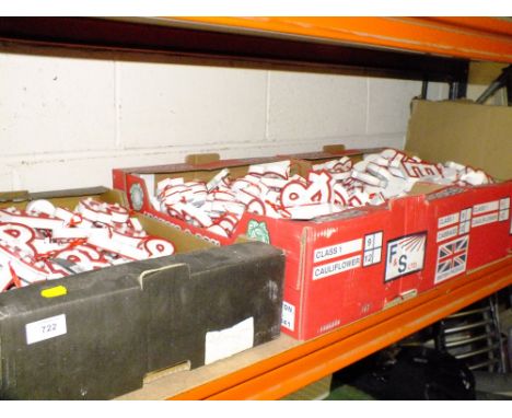 THREE TRAYS PLUS A BOX OF LIGHT-UP DECORATIVE LETTERING